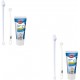 TRIXIE Dental Care Set for Cats | Double Pack | 2 x 50g | For Cat Dental Care | Includes Cheese Aroma Toothpaste and Two Toothbrushes with Three Different Heads TRIXIE Dental Care Set for Cats | Double Pack | 2 x 50g | For Cat Dental Care | Includes Cheese Aroma Toothpaste and Two Toothbrushes with Three Different Heads