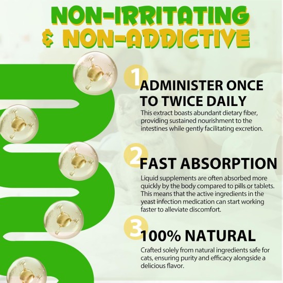 Treatment of Constipation in Cats, Constipation Laxative, Probiotic Supplement with 6 Probiotics, Prevents Stool Buildup, Promotes Cat's Gut Health Treatment of Constipation in Cats, Constipation Laxative, Probiotic Supplement with 6 Probiotics, Prevents Stool Buildup, Promotes Cat's Gut Health