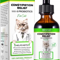 XAYGHE Treatment of Constipation in Cats, Constipation Laxative, Probiotic Supplement with 6 Probiotics, Prevents Stool Buildup, Promotes Cat's Gut Health XAYGHE Treatment of Constipation in Cats, Constipation Laxative, Probiotic Supplement with 6 Probiotics, Prevents Stool Buildup, Promotes Cat's Gut Health