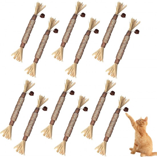 ZexJpr Pack of 12 Catnip Toys, Cat Toy with Catnip, Dental Care Cats and Stick Cat, Cat Toy, Help Cats Oral Hygiene and Dental Care ZexJpr Pack of 12 Catnip Toys, Cat Toy with Catnip, Dental Care Cats and Stick Cat, Cat Toy, Help Cats Oral Hygiene and Dental Care