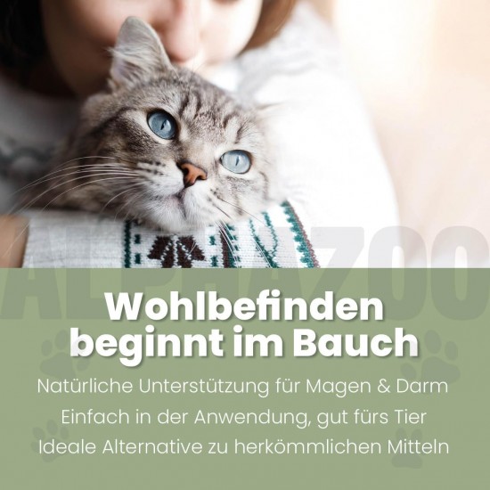 alphazoo Darmonie Liquid für Katzen 100 ml – Mit Leinöl & Omega-3 – Unterstützt Darmflora, Verdauung & Stoffwechsel – Natürliche Hilfe bei Blähungen & Durchfall alphazoo Darmonie Liquid für Katzen 100 ml – Mit Leinöl & Omega-3 – Unterstützt Darmflora, Verdauung & Stoffwechsel – Natürliche Hilfe bei Blähungen & Durchfall