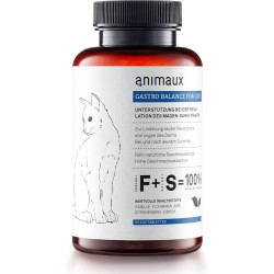 animaux Gastro Balance for Cats - 90 Chewable Tablets - Diet Supplementary Food for Cats for Gastrointestinal Tract, Digestion, Diarrhoea, Constipation & Bloating with Probiotics