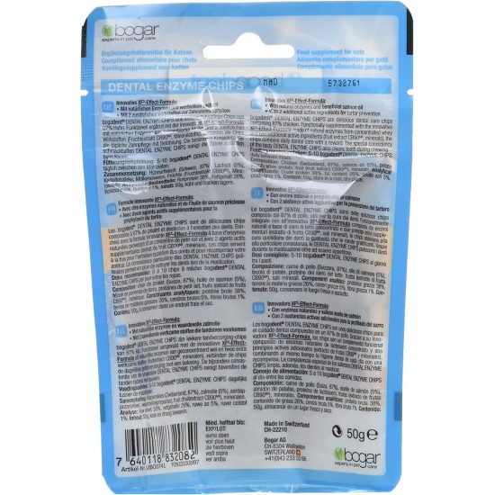 bogar, Bogadent Dental Sticks Cat, Toothpicks for Hygiene & Health, Cat Snacks for Cat Dental Care, Tasty Chips, with Meat, Fruits and Minerals, Cat Accessories, 50 g bogar, Bogadent Dental Sticks Cat, Toothpicks for Hygiene & Health, Cat Snacks for Cat Dental Care, Tasty Chips, with Meat, Fruits and Minerals, Cat Accessories, 50 g
