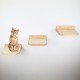 AZANO® Cat Stairs Set of 3 | Large | Climbing Wall Cats | Cat Ladder Wall [Modern Design Made of Wood] | Cat Stairs Wall | Cat Ladder | Size L (White)