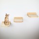 AZANO® Cat Stairs Set of 3 | Large | Climbing Wall Cats | Cat Ladder Wall [Modern Design Made of Wood] | Cat Stairs Wall | Cat Ladder | Size L (White)