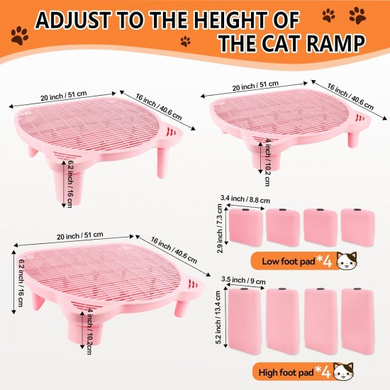 Bartuke Cat Litter Ramp, Cat Stair/Litter Tray Ramp/Cat Catcher Litter Trapper with Filter Function, Easy to Clean, Cat Litter Tray Step Ideal for Kittens and Older Cats Bartuke Cat Litter Ramp, Cat Stair/Litter Tray Ramp/Cat Catcher Litter Trapper with Filter Function, Easy to Clean, Cat Litter Tray Step Ideal for Kittens and Older Cats