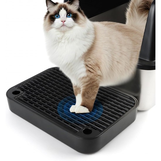 Bartuke Cat Litter Ramp, Cat Stair/Litter Tray Ramp/Cat Catcher Litter Trapper with Filter Function, Easy to Clean, Cat Litter Tray Step Ideal for Kittens and Older Cats Bartuke Cat Litter Ramp, Cat Stair/Litter Tray Ramp/Cat Catcher Litter Trapper with Filter Function, Easy to Clean, Cat Litter Tray Step Ideal for Kittens and Older Cats
