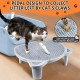 Bartuke Cat Litter Ramp, Cat Stair/Litter Tray Ramp/Cat Catcher Litter Trapper with Filter Function, Easy to Clean, Cat Litter Tray Step Ideal for Kittens and Older Cats Bartuke Cat Litter Ramp, Cat Stair/Litter Tray Ramp/Cat Catcher Litter Trapper with Filter Function, Easy to Clean, Cat Litter Tray Step Ideal for Kittens and Older Cats