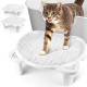 Bartuke Cat Litter Ramp, Cat Stair/Litter Tray Ramp/Cat Catcher Litter Trapper with Filter Function, Easy to Clean, Cat Litter Tray Step Ideal for Kittens and Older Cats Bartuke Cat Litter Ramp, Cat Stair/Litter Tray Ramp/Cat Catcher Litter Trapper with Filter Function, Easy to Clean, Cat Litter Tray Step Ideal for Kittens and Older Cats