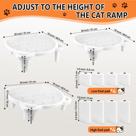 Bartuke Cat Litter Ramp, Cat Stair/Litter Tray Ramp/Cat Catcher Litter Trapper with Filter Function, Easy to Clean, Cat Litter Tray Step Ideal for Kittens and Older Cats Bartuke Cat Litter Ramp, Cat Stair/Litter Tray Ramp/Cat Catcher Litter Trapper with Filter Function, Easy to Clean, Cat Litter Tray Step Ideal for Kittens and Older Cats
