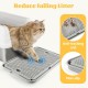 Bartuke Cat Litter Ramp, Cat Stair/Litter Tray Ramp/Cat Catcher Litter Trapper with Filter Function, Easy to Clean, Cat Litter Tray Step Ideal for Kittens and Older Cats Bartuke Cat Litter Ramp, Cat Stair/Litter Tray Ramp/Cat Catcher Litter Trapper with Filter Function, Easy to Clean, Cat Litter Tray Step Ideal for Kittens and Older Cats