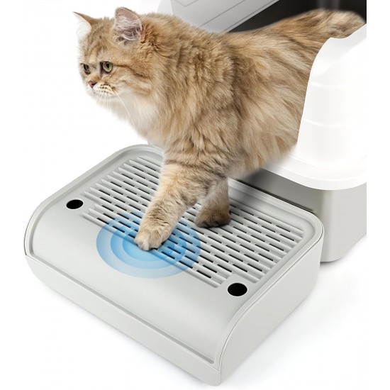 Bartuke Cat Litter Ramp, Cat Stair/Litter Tray Ramp/Cat Catcher Litter Trapper with Filter Function, Easy to Clean, Cat Litter Tray Step Ideal for Kittens and Older Cats Bartuke Cat Litter Ramp, Cat Stair/Litter Tray Ramp/Cat Catcher Litter Trapper with Filter Function, Easy to Clean, Cat Litter Tray Step Ideal for Kittens and Older Cats