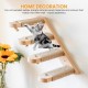 Behogan Cat Stairs Wall, Climbing Wall Cats Made of Solid Oak Wood, Climbing Cat Ladder for Cats up to 15 kg, Climbing Wall Cat Furniture with Jute Rope, Cat Furniture Indoor for Cat Climbing Play Behogan Cat Stairs Wall, Climbing Wall Cats Made of Solid Oak Wood, Climbing Cat Ladder for Cats up to 15 kg, Climbing Wall Cat Furniture with Jute Rope, Cat Furniture Indoor for Cat Climbing Play