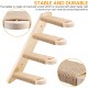 Behogan Cat Stairs Wall, Climbing Wall Cats Made of Solid Oak Wood, Climbing Cat Ladder for Cats up to 15 kg, Climbing Wall Cat Furniture with Jute Rope, Cat Furniture Indoor for Cat Climbing Play Behogan Cat Stairs Wall, Climbing Wall Cats Made of Solid Oak Wood, Climbing Cat Ladder for Cats up to 15 kg, Climbing Wall Cat Furniture with Jute Rope, Cat Furniture Indoor for Cat Climbing Play