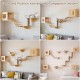 Climbing Wall for Cats, 9-Piece Cat Climbing Wall Set, Large Hanging Bridge, 2 Cat Houses, Rest and Play Wall Shelf, Cat Furniture for Small and Medium Cats Climbing Wall for Cats, 9-Piece Cat Climbing Wall Set, Large Hanging Bridge, 2 Cat Houses, Rest and Play Wall Shelf, Cat Furniture for Small and Medium Cats