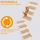 DAJAVE Pack of 2 Climbing Wall Cat Stairs Wall 8 Steps, Cat Ladder with Jute Rope, Cat Boards for the Wall, Cat Stairs, Cat Stairs Climbing Wall Cat for Cat Climbing Play (20 kg Carry) DAJAVE Pack of 2 Climbing Wall Cat Stairs Wall 8 Steps, Cat Ladder with Jute Rope, Cat Boards for the Wall, Cat Stairs, Cat Stairs Climbing Wall Cat for Cat Climbing Play (20 kg Carry)