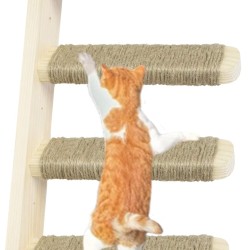 DEMON KILLER Cat Stairs Steps Set of 4 Cat Stairs Extension Climbing Wall for Wall Cat Furniture Handmade Animal Furniture Wooden Step Space-Saving Climbing Aid DEMON KILLER Cat Stairs Steps Set of 4 Cat Stairs Extension Climbing Wall for Wall Cat Furniture Handmade Animal Furniture Wooden Step Space-Saving Climbing Aid