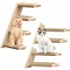 Hanured Climbing Wall Cats, Cat Stairs Wall, Cat Stairs with Natural Jute for the Wall, for Cat, Climbing, Play, Lounging
