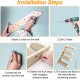 Lectorias Cat Stairs 4 Steps, Cat Ladder with Jute Rope, Cat Stairs Wall, Cat Boards for the Wall, Cat Stairs, Cat Stairs Climbing Wall Cat for Cat Climbing Play (Can Carry 20 kg) Lectorias Cat Stairs 4 Steps, Cat Ladder with Jute Rope, Cat Stairs Wall, Cat Boards for the Wall, Cat Stairs, Cat Stairs Climbing Wall Cat for Cat Climbing Play (Can Carry 20 kg)