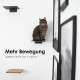 LucyBalu® Steps Cat Stairs Wall Indoor and Outdoor Set of 3 Cat Climbing Wall Park for Cats up to 7 kg Cat Ladder Non-Slip Coating 3 Steps Wall Mounting 18 x 18 cm White LucyBalu® Steps Cat Stairs Wall Indoor and Outdoor Set of 3 Cat Climbing Wall Park for Cats up to 7 kg Cat Ladder Non-Slip Coating 3 Steps Wall Mounting 18 x 18 cm White