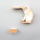 LucyBalu® Steps Cat Stairs Wall Indoor and Outdoor Set of 3 Cat Climbing Wall Park for Cats up to 7 kg Cat Ladder Non-Slip Coating 3 Steps Wall Mounting 18 x 18 cm White LucyBalu® Steps Cat Stairs Wall Indoor and Outdoor Set of 3 Cat Climbing Wall Park for Cats up to 7 kg Cat Ladder Non-Slip Coating 3 Steps Wall Mounting 18 x 18 cm White