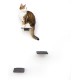 LucyBalu® Steps Cat Stairs Wall Indoor and Outdoor Set of 3 Cat Climbing Wall Park for Cats up to 7 kg Cat Ladder Non-Slip Coating 3 Steps Wall Mounting 18 x 18 cm White LucyBalu® Steps Cat Stairs Wall Indoor and Outdoor Set of 3 Cat Climbing Wall Park for Cats up to 7 kg Cat Ladder Non-Slip Coating 3 Steps Wall Mounting 18 x 18 cm White