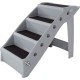 Petmaker Dog Stairs Pet Stairs with 4-Tier Design for Beds, Couch, Car, Pet Stairs for Puppies, Kittens and Small Pets (Grey)