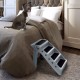 Petmaker Dog Stairs Pet Stairs with 4-Tier Design for Beds, Couch, Car, Pet Stairs for Puppies, Kittens and Small Pets (Grey)