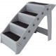 Petmaker Dog Stairs Pet Stairs with 4-Tier Design for Beds, Couch, Car, Pet Stairs for Puppies, Kittens and Small Pets (Grey) Petmaker Dog Stairs Pet Stairs with 4-Tier Design for Beds, Couch, Car, Pet Stairs for Puppies, Kittens and Small Pets (Grey)