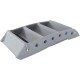 Petmaker Dog Stairs Pet Stairs with 4-Tier Design for Beds, Couch, Car, Pet Stairs for Puppies, Kittens and Small Pets (Grey)