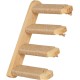 Relaxdays Cat Stairs, Wall, Cat Ladder, 4 Steps, HBT: Approx. 29 x 34 x 22.5 cm, Accessories for Climbing Wall, Wood and Jute, Natural Relaxdays Cat Stairs, Wall, Cat Ladder, 4 Steps, HBT: Approx. 29 x 34 x 22.5 cm, Accessories for Climbing Wall, Wood and Jute, Natural