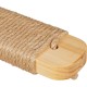 Relaxdays Cat Stairs, Wall, Cat Ladder, 4 Steps, HBT: Approx. 29 x 34 x 22.5 cm, Accessories for Climbing Wall, Wood and Jute, Natural Relaxdays Cat Stairs, Wall, Cat Ladder, 4 Steps, HBT: Approx. 29 x 34 x 22.5 cm, Accessories for Climbing Wall, Wood and Jute, Natural