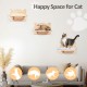 Ricyea Climbing Wall Cat Set, 3 Climbing Levels, Cat Stairs Wall, Cat Furniture Made of Solid Wood for Cats Climbing, Playing, Wall Furniture Cat Wall Shelves up to 35 kg Ricyea Climbing Wall Cat Set, 3 Climbing Levels, Cat Stairs Wall, Cat Furniture Made of Solid Wood for Cats Climbing, Playing, Wall Furniture Cat Wall Shelves up to 35 kg