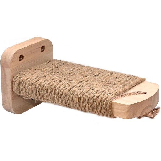 SIYUNTECH® Cat Stairs Wall (1 Piece), Climbing Wall Cats, Wall Lounger Cats, with Insert Craftsmanship, Made of 2 cm Solid Rubber Wood, for Cat Climbing Playing, Maximum Load Capacity 35 kg SIYUNTECH® Cat Stairs Wall (1 Piece), Climbing Wall Cats, Wall Lounger Cats, with Insert Craftsmanship, Made of 2 cm Solid Rubber Wood, for Cat Climbing Playing, Maximum Load Capacity 35 kg