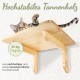 WOOWOOD® Cat Climbing Wall Including 2 x Cat Stairs Wall [Extremely Stable] Cat Wall Elements, Cat Scratching Post Wall, Cat Hammock, Cat Wall, Cat Wall Scratching Post, Cat Furniture, Climbing Wall