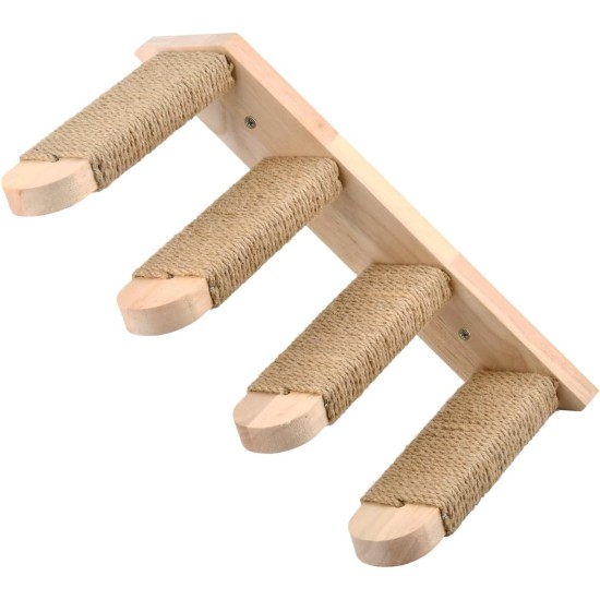 YOPEUC Climbing Wall Cats, Cat Stairs Wall Scratching Post Wall Cat Ladder, Cat Stairs Cat Ladder Cat Wall Furniture Cat Climbing Shelf for Climbing Sleeping Play YOPEUC Climbing Wall Cats, Cat Stairs Wall Scratching Post Wall Cat Ladder, Cat Stairs Cat Ladder Cat Wall Furniture Cat Climbing Shelf for Climbing Sleeping Play