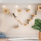 YOPEUC Climbing Wall Cats, Cat Stairs Wall Scratching Post Wall Cat Ladder, Cat Stairs Cat Ladder Cat Wall Furniture Cat Climbing Shelf for Climbing Sleeping Play YOPEUC Climbing Wall Cats, Cat Stairs Wall Scratching Post Wall Cat Ladder, Cat Stairs Cat Ladder Cat Wall Furniture Cat Climbing Shelf for Climbing Sleeping Play