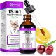15-in-1 Multivitamin Drops for Cats, Vitamins and Supplements - Liquid Multivitamins for Cats Support Immune Health and Hip and Joint Health 15-in-1 Multivitamin Drops for Cats, Vitamins and Supplements - Liquid Multivitamins for Cats Support Immune Health and Hip and Joint Health
