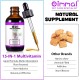 15-in-1 Multivitamin Drops for Cats, Vitamins and Supplements - Liquid Multivitamins for Cats Support Immune Health and Hip and Joint Health 15-in-1 Multivitamin Drops for Cats, Vitamins and Supplements - Liquid Multivitamins for Cats Support Immune Health and Hip and Joint Health