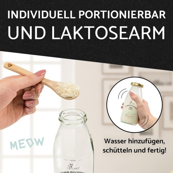 30 Servings of Relaxation, Vitamin Milkshake for Cats, 90 g, Milk Powder with Vitamins and Minerals, Relax Supplementary Food, Cat Milk Powder for Anxious Cats 30 Servings of Relaxation, Vitamin Milkshake for Cats, 90 g, Milk Powder with Vitamins and Minerals, Relax Supplementary Food, Cat Milk Powder for Anxious Cats