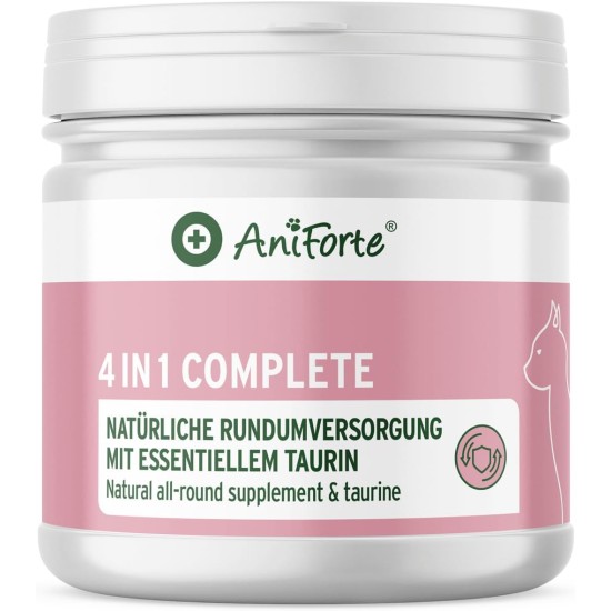 AniForte 4-in-1 Complete Cat 60 g - All-Round Care for Cats, Rich in Antioxidants, Vitamins, Minerals, Powder with Taurine, Collagen for Joints, Nervous System, Immune System, Gastrointestinal AniForte 4-in-1 Complete Cat 60 g - All-Round Care for Cats, Rich in Antioxidants, Vitamins, Minerals, Powder with Taurine, Collagen for Joints, Nervous System, Immune System, Gastrointestinal