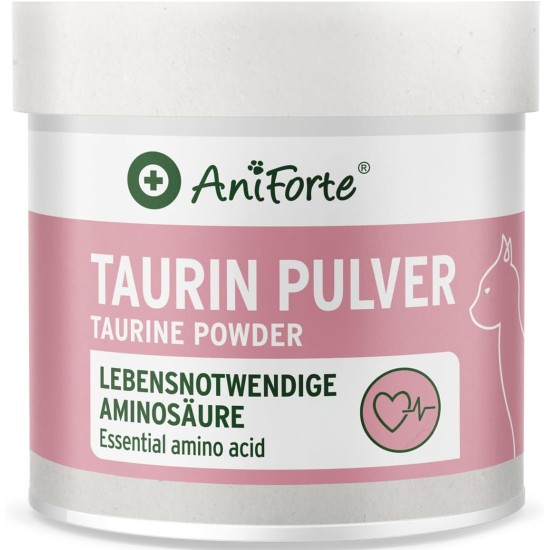AniForte Taurine for Cats 100 g - To Maintain Healthy Retina, For Immune System & Metabolism, Maintenance of Heart Function & Cardiovascular System AniForte Taurine for Cats 100 g - To Maintain Healthy Retina, For Immune System & Metabolism, Maintenance of Heart Function & Cardiovascular System