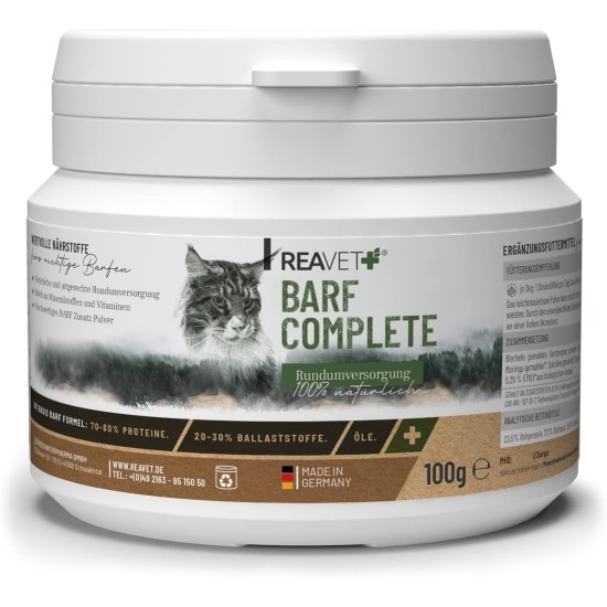 Barf Complete Cat for 5 Months - All-Round Supply, Barfen Additive, Vitamins for Cats and Minerals Barf Complete Cat for 5 Months - All-Round Supply, Barfen Additive, Vitamins for Cats and Minerals