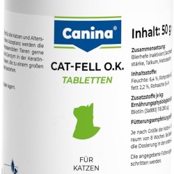 Canina Pharma CAT Fell O.K. Tablets 100 Tablets 50 g Canina Pharma CAT Fell O.K. Tablets 100 Tablets 50 g