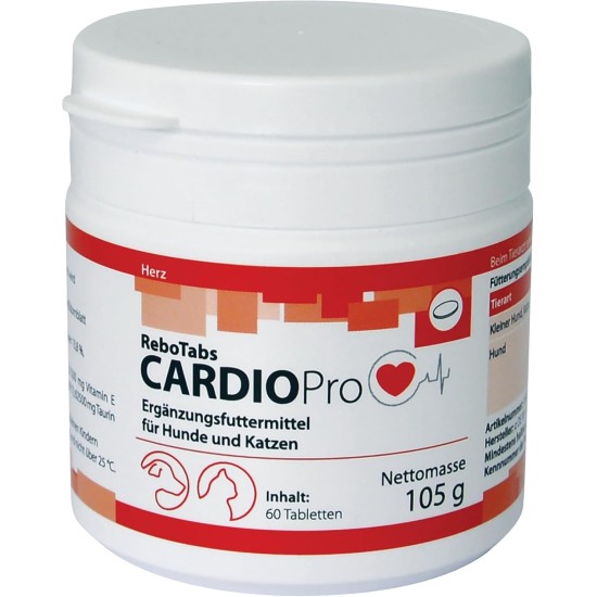 CardioPro Tablets Pack of 60 for Dogs and Cats: Supports Energy & Activity, with Carnitine, Hawthorn & Taurine, Flexible Dosage, Made in Germany CardioPro Tablets Pack of 60 for Dogs and Cats: Supports Energy & Activity, with Carnitine, Hawthorn & Taurine, Flexible Dosage, Made in Germany