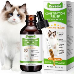 Constipation Reltf for Cats, Constipation for Cats, Laxative with 6 Probiotic Supplements for Healthy Digestion, Gentle Constipation Relief for Cats, Promotes Cat's Gut Health Constipation Reltf for Cats, Constipation for Cats, Laxative with 6 Probiotic Supplements for Healthy Digestion, Gentle Constipation Relief for Cats, Promotes Cat's Gut Health