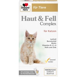 Doppelherz Skin and Fur Complex for Cats - With Important Omega-3 and Omega-6 Fatty Acids - 25 Licks Doppelherz Skin and Fur Complex for Cats - With Important Omega-3 and Omega-6 Fatty Acids - 25 Licks