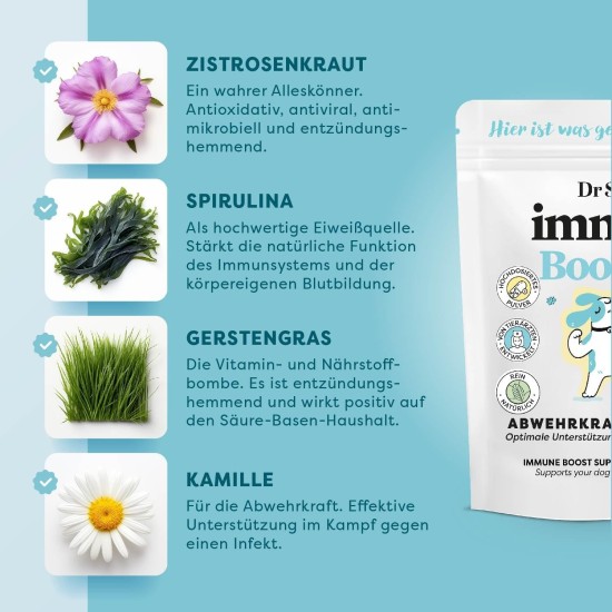 Dr. Sam Premium Immune System Powder for Cats - Immune Booster the Herbal Health Aid to Strengthen Defense - Helps Support Illness - Cat Immune Powder - High Dose - 45 g Dr. Sam Premium Immune System Powder for Cats - Immune Booster the Herbal Health Aid to Strengthen Defense - Helps Support Illness - Cat Immune Powder - High Dose - 45 g