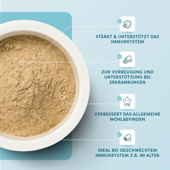 Dr. Sam Premium Immune System Powder for Cats - Immune Booster the Herbal Health Aid to Strengthen Defense - Helps Support Illness - Cat Immune Powder - High Dose - 45 g Dr. Sam Premium Immune System Powder for Cats - Immune Booster the Herbal Health Aid to Strengthen Defense - Helps Support Illness - Cat Immune Powder - High Dose - 45 g