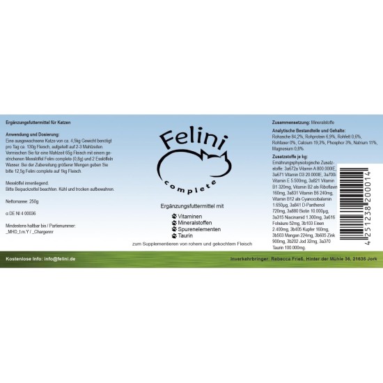 Felini Complete 250g Felini Complete 250g